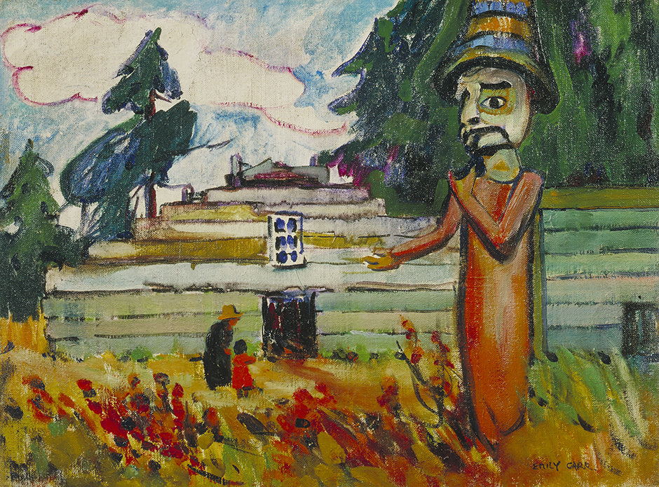 Emily Carr, Potlatch Figure (Mimquimlees), 1912, oil on canvas, 46 x 60.3 cm, National Gallery of Canada, Ottawa