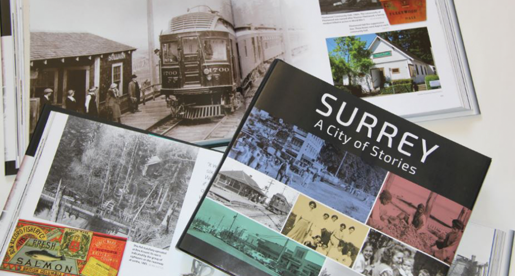 K. Jane Watt's book, Surrey: A City of Stories, the first Surrey history book of its kind