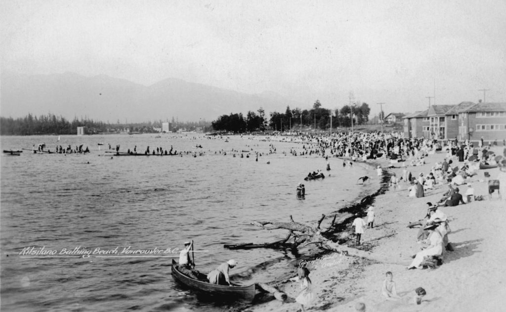 Kitsilano Beach, 1923. City of Vancouver Archives. CVA-677-152