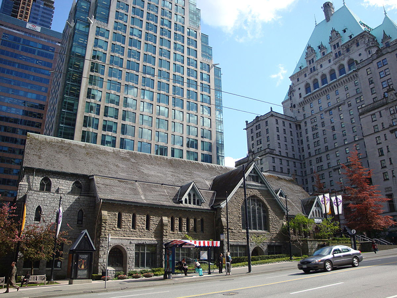 Christ Church Cathedral at Burrard and West Georgia, Vancouver