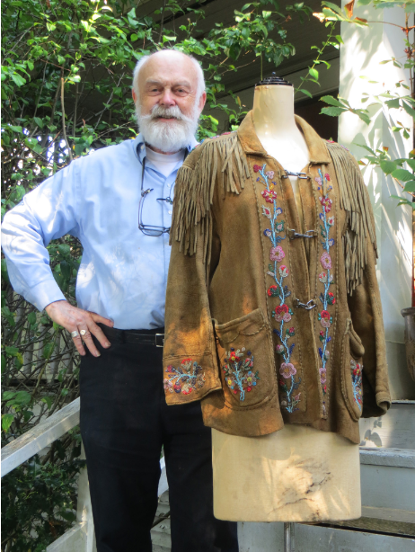 Ivan Sayers, guide to the Dressed For History exhibition at the Museum of Vancouver. PHOTOGRAPH BY PAULA SHORE