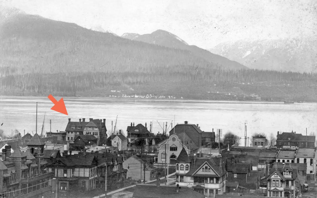The original Vancouver Club around 1900. It was demolished in 1932.