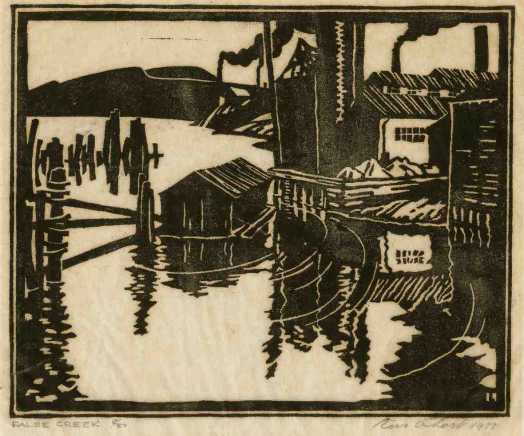 Limited edition relief print by Ross Lort